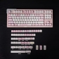 Pink Kitten 104+36 MOA Profile Keycap Set Cherry MX PBT Dye-subbed for Mechanical Gaming Keyboard